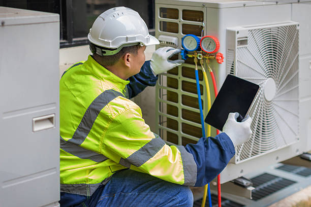 Professional Hvac technician working in Fombell, PA